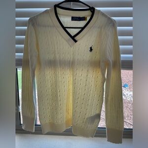 New Ralph Lauren women Cable-Knit Cotton Sweater /Size L